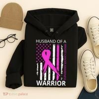 Husband Of A Warrior Breast Cancer Awareness Hoodie thumb 4