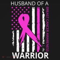Husband Of A Warrior Breast Cancer Awareness Long Sleeve Shirt thumb 2