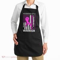 Husband Of A Warrior Breast Cancer Awareness Apron thumb 2