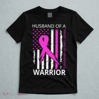 Husband Of A Warrior Breast Cancer Awareness T-Shirt thumb 5