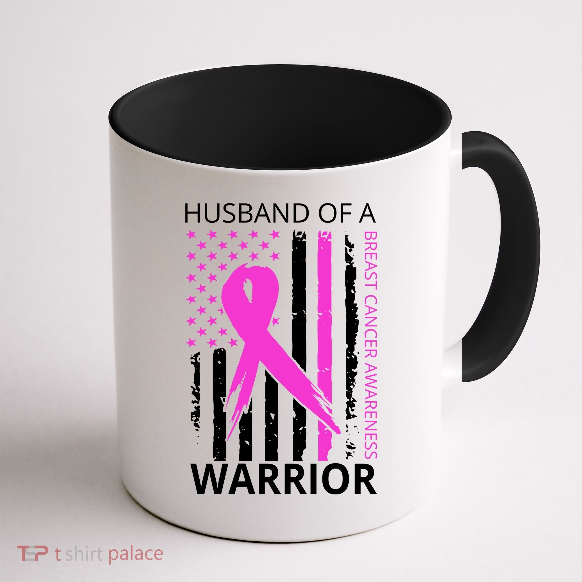 Husband Of A Warrior Breast Cancer Awareness Coffee Mug