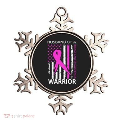 Husband Of A Warrior Breast Cancer Awareness Ornament