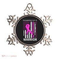 Husband Of A Warrior Breast Cancer Awareness Ornament thumb 0