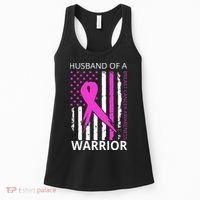 Husband Of A Warrior Breast Cancer Awareness Women's Tank Top thumb 0