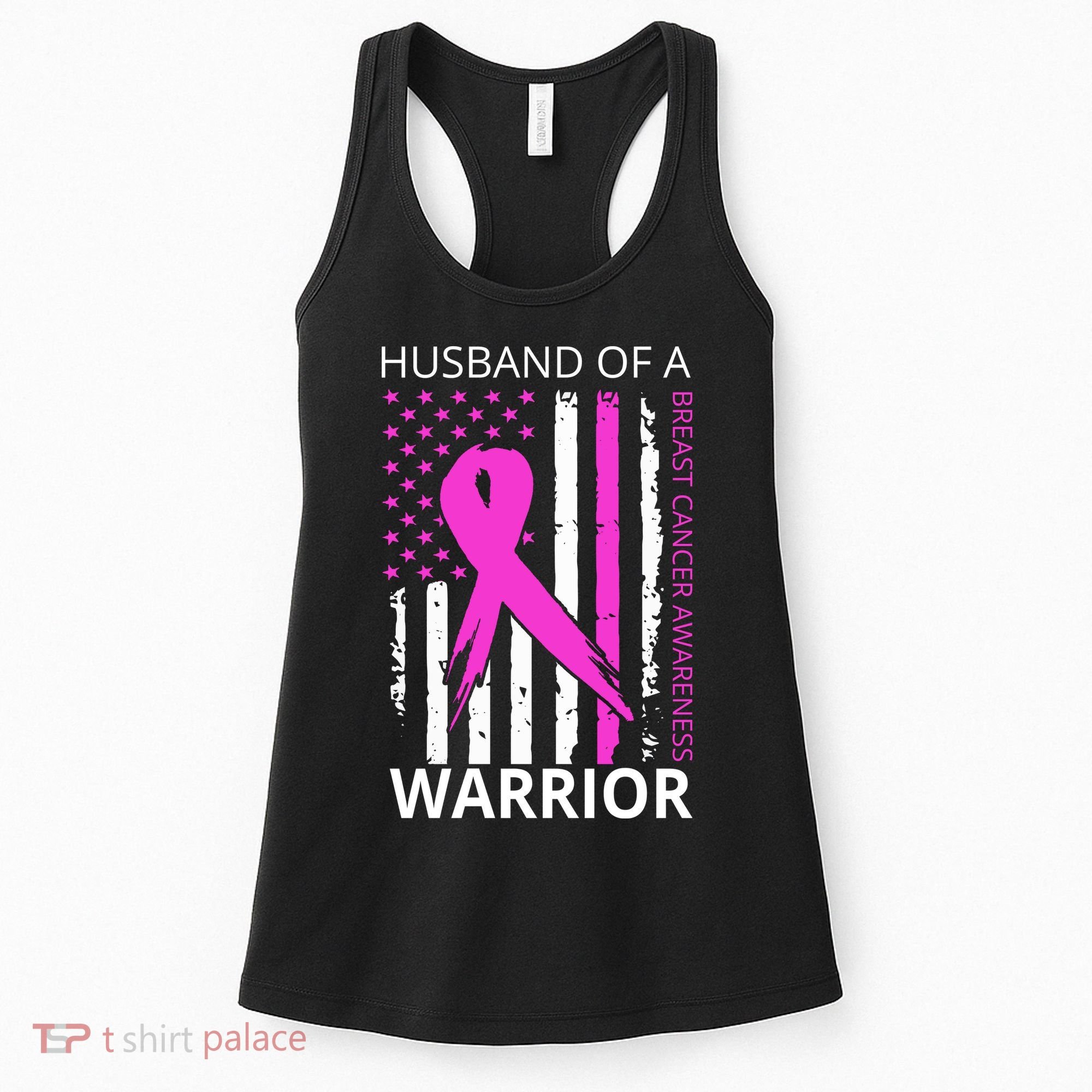 Husband Of A Warrior Breast Cancer Awareness Women's Tank Top