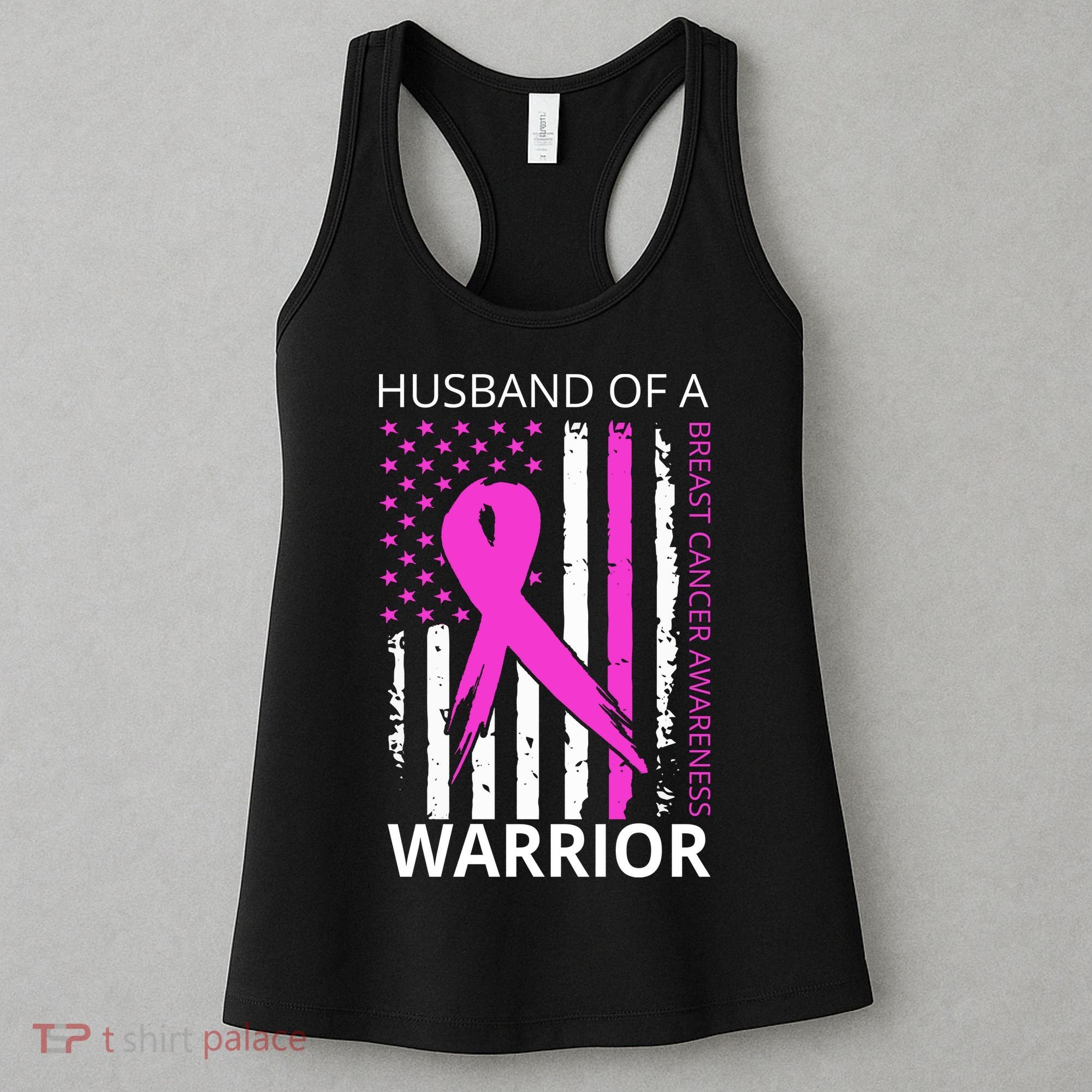 Husband Of A Warrior Breast Cancer Awareness Women's Tank Top