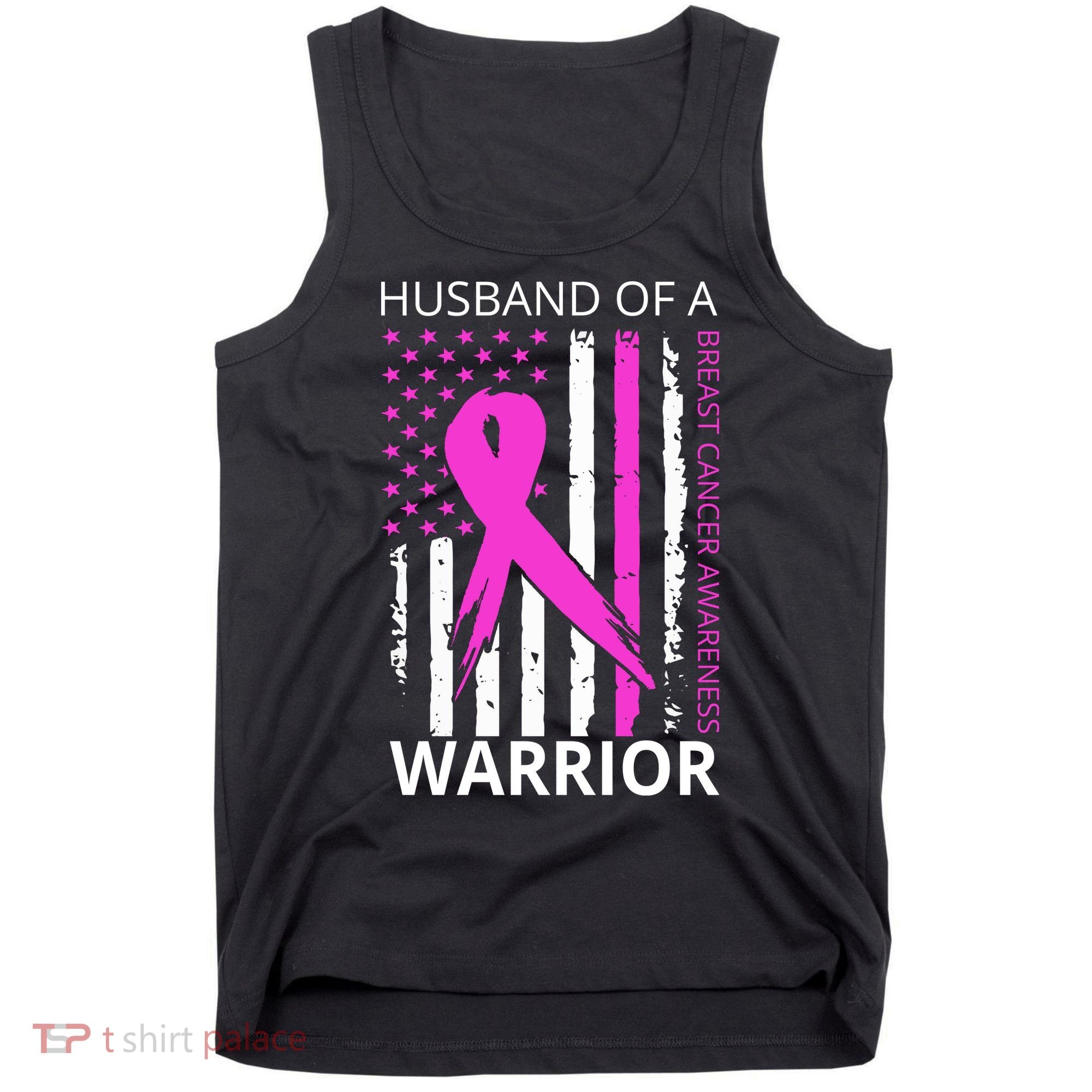Husband Of A Warrior Breast Cancer Awareness Tank Top