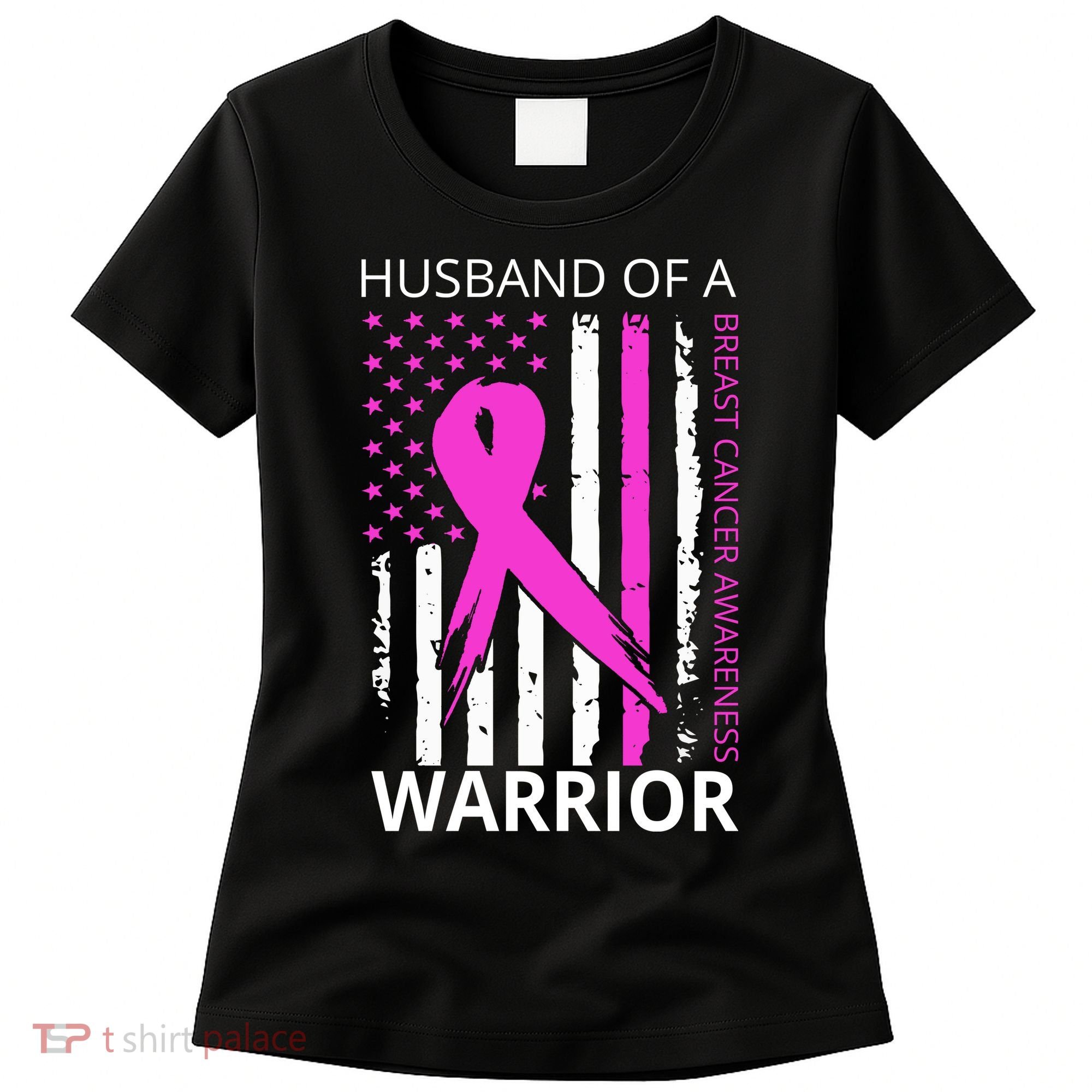 Husband Of A Warrior Breast Cancer Awareness Women's T-Shirt
