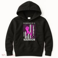Husband Of A Warrior Breast Cancer Awareness Kids Hoodie thumb 0