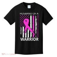Husband Of A Warrior Breast Cancer Awareness Kids T-Shirt thumb 0