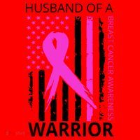 Husband Of A Warrior Breast Cancer Awareness Santa Hat thumb 1