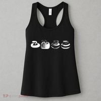 History Of A Curling Stone Funny Sports Gift Women's Tank Top thumb 3