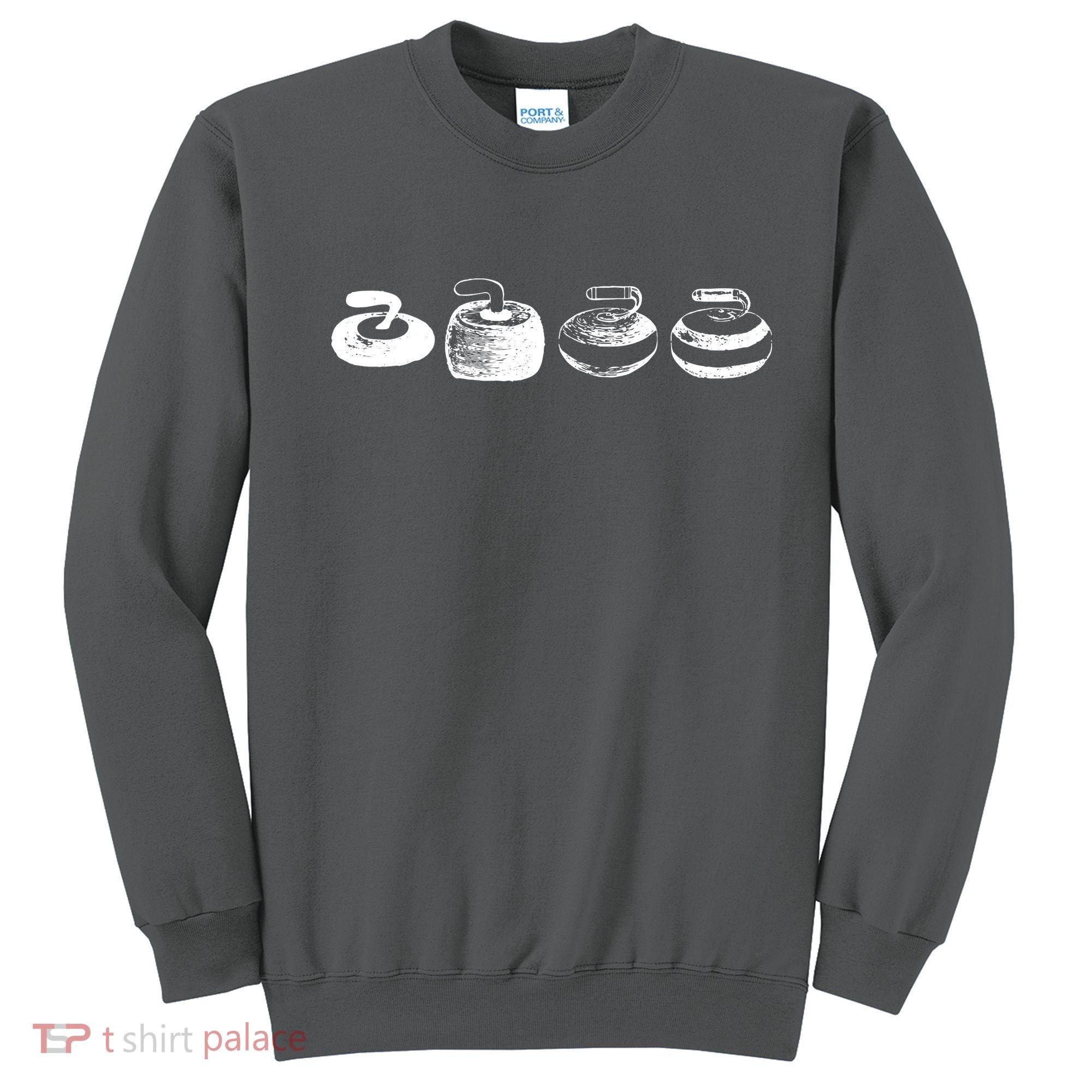History Of A Curling Stone Funny Sports Gift Sweatshirt