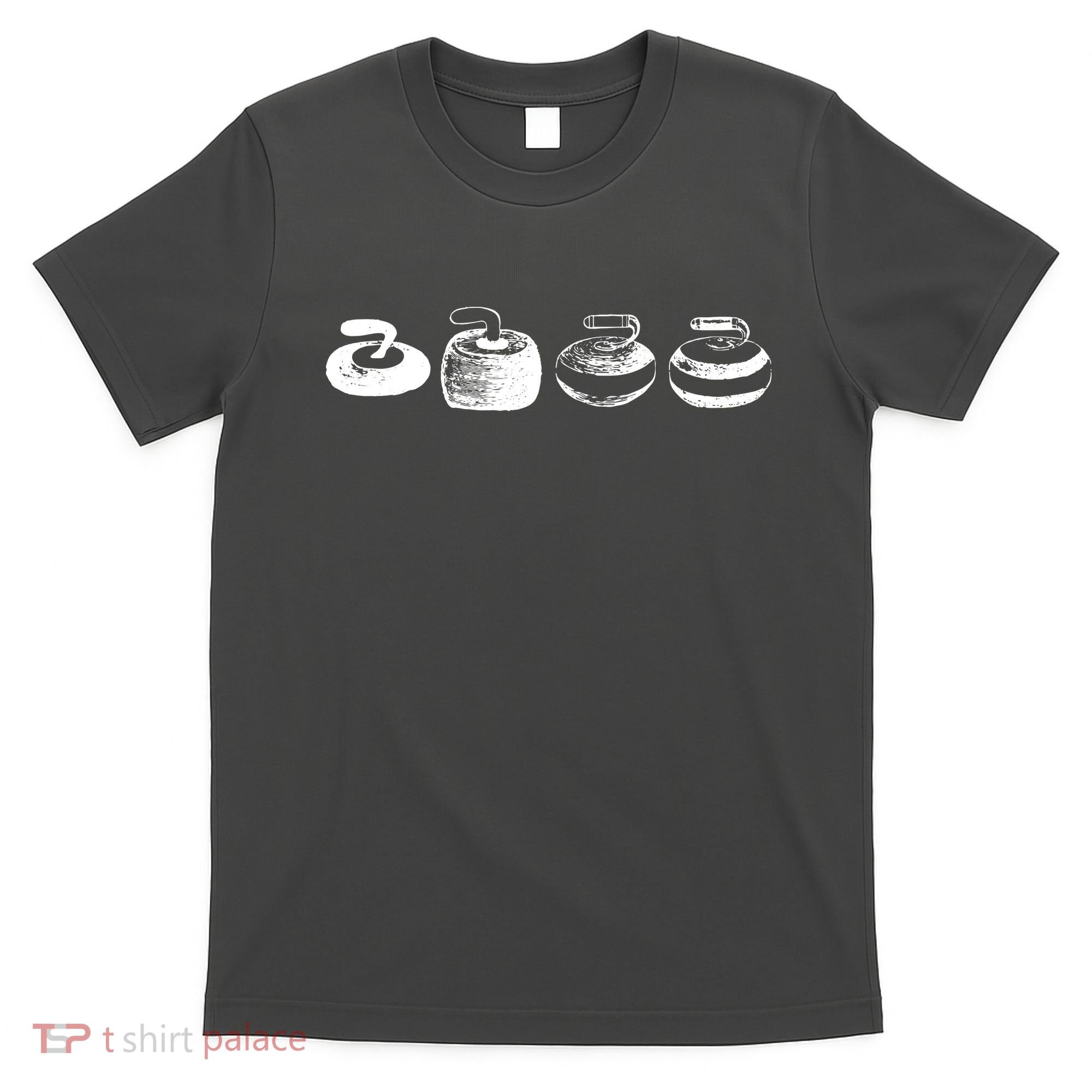 History Of A Curling Stone Funny Sports Gift T-Shirt