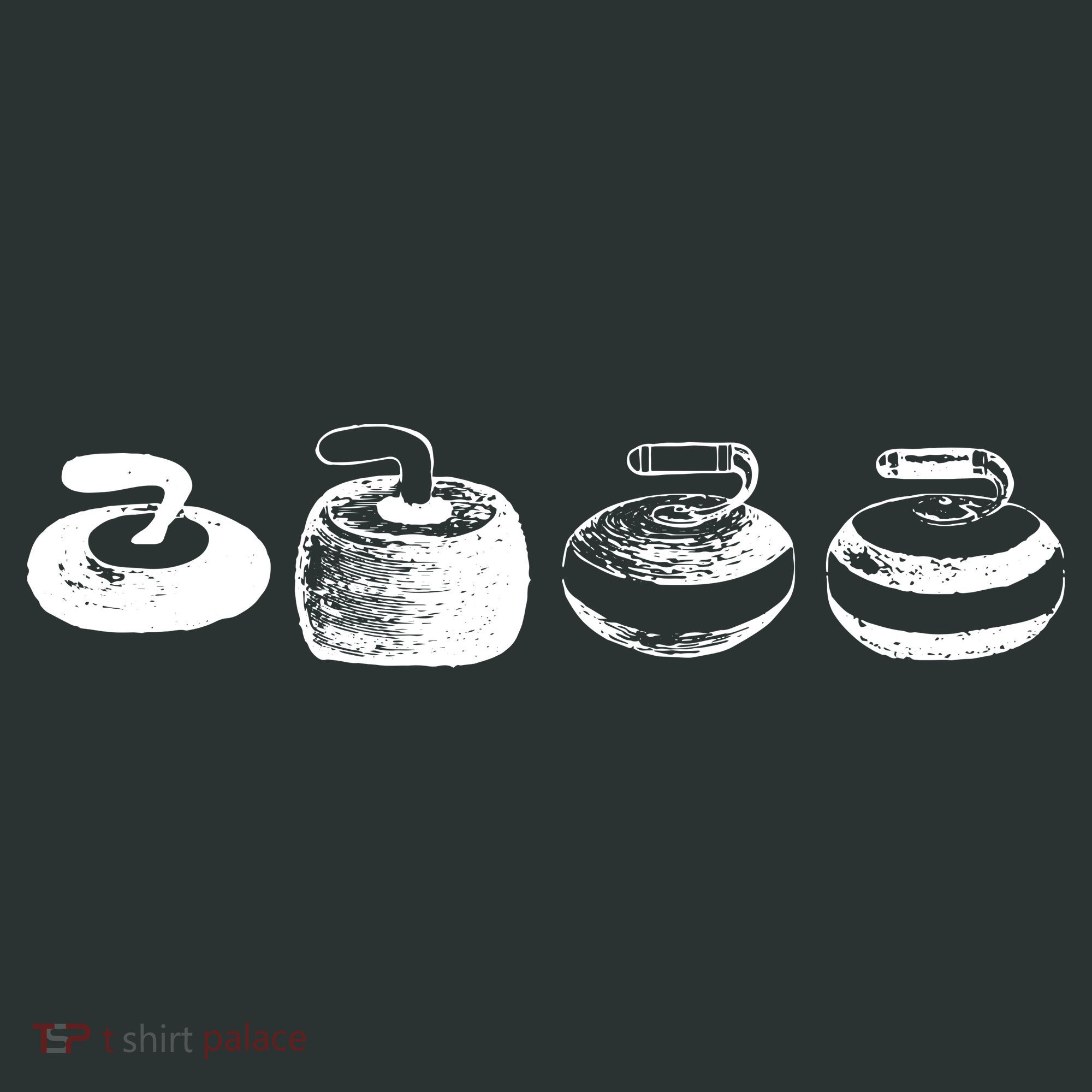 History Of A Curling Stone Funny Sports Gift T-Shirt