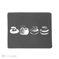 History Of A Curling Stone Funny Sports Gift Mousepad thumb 0