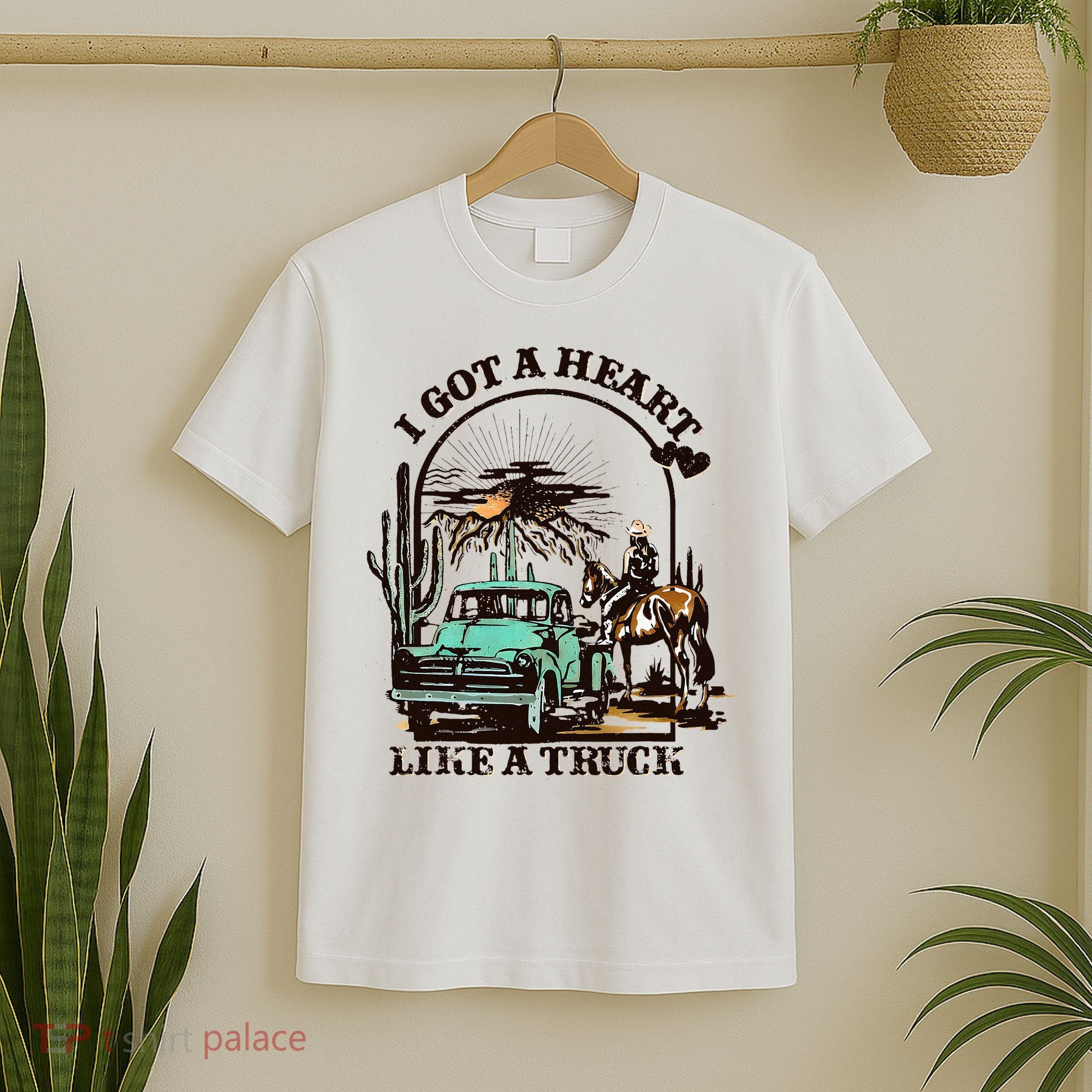 Heart of a Cowboy Western Country Music Vibes T-Shirt