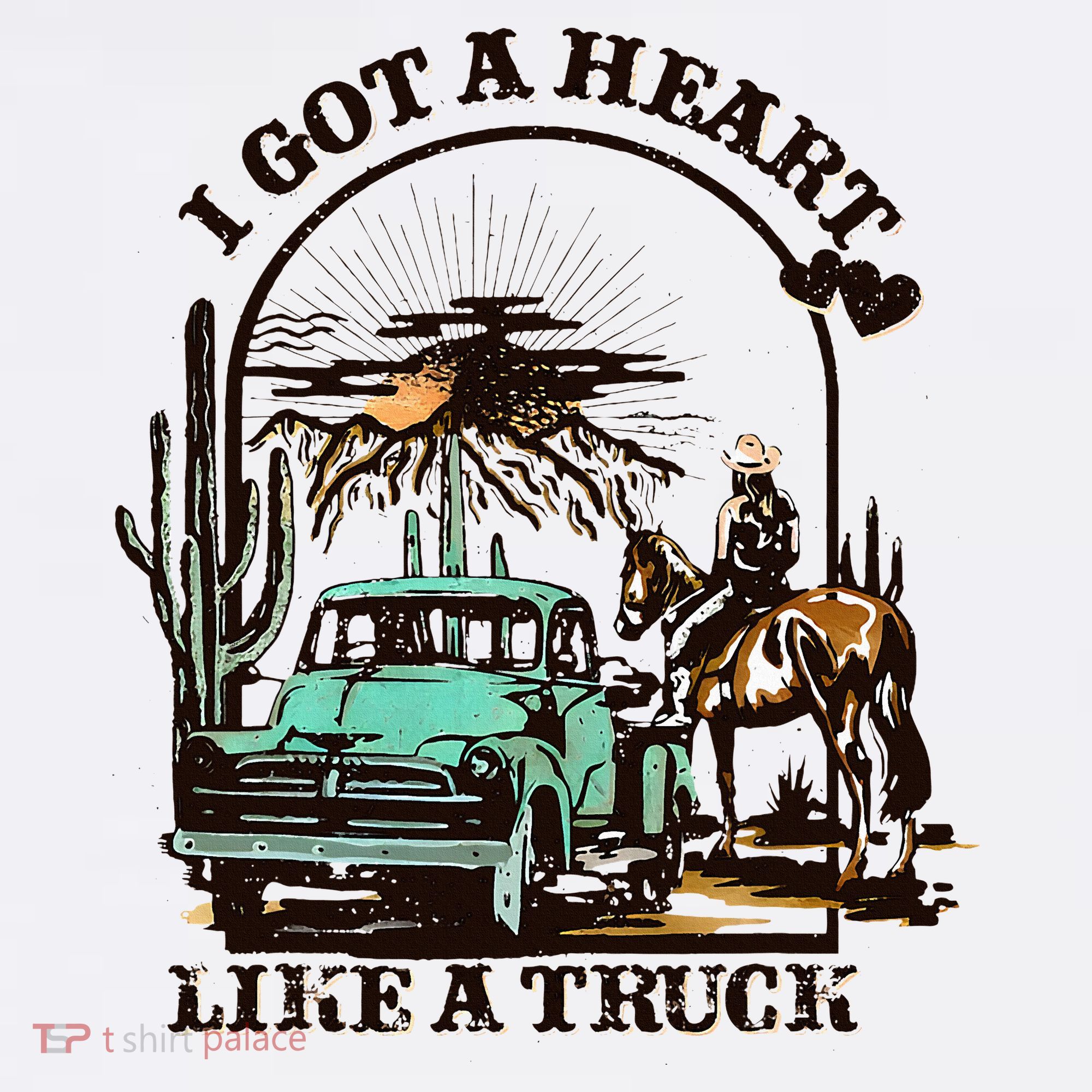 Heart of a Cowboy Western Country Music Vibes Women's Tank Top