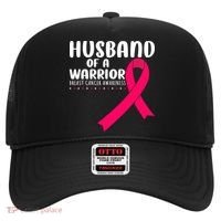 Husband Of A Warrior Pink Ribbon Breast Cancer Support Hat thumb 0