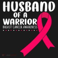 Husband Of A Warrior Pink Ribbon Breast Cancer Support Women's T-Shirt thumb 6