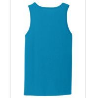 Heart-Shaped Ocean Beach Palm Tree Vacation Tank Top thumb 1