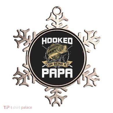 Hooked On Being A Papa Fly Fishing Grandpa Ornament