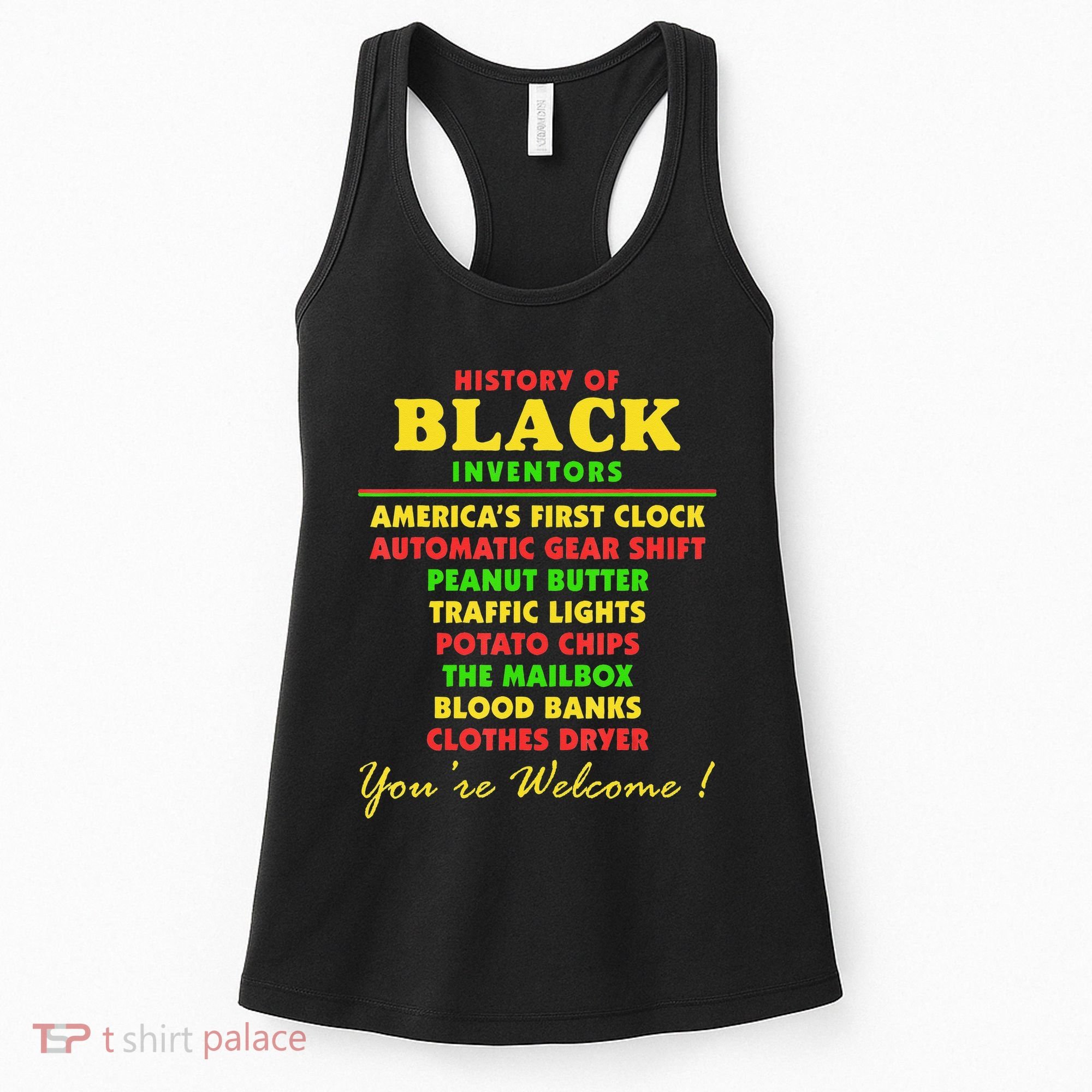 History Of Black Inventors Black Educators History Month Women's Tank Top