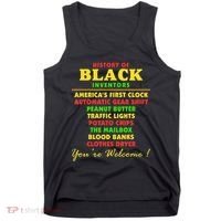 History Of Black Inventors Black Educators History Month Tank Top thumb 0