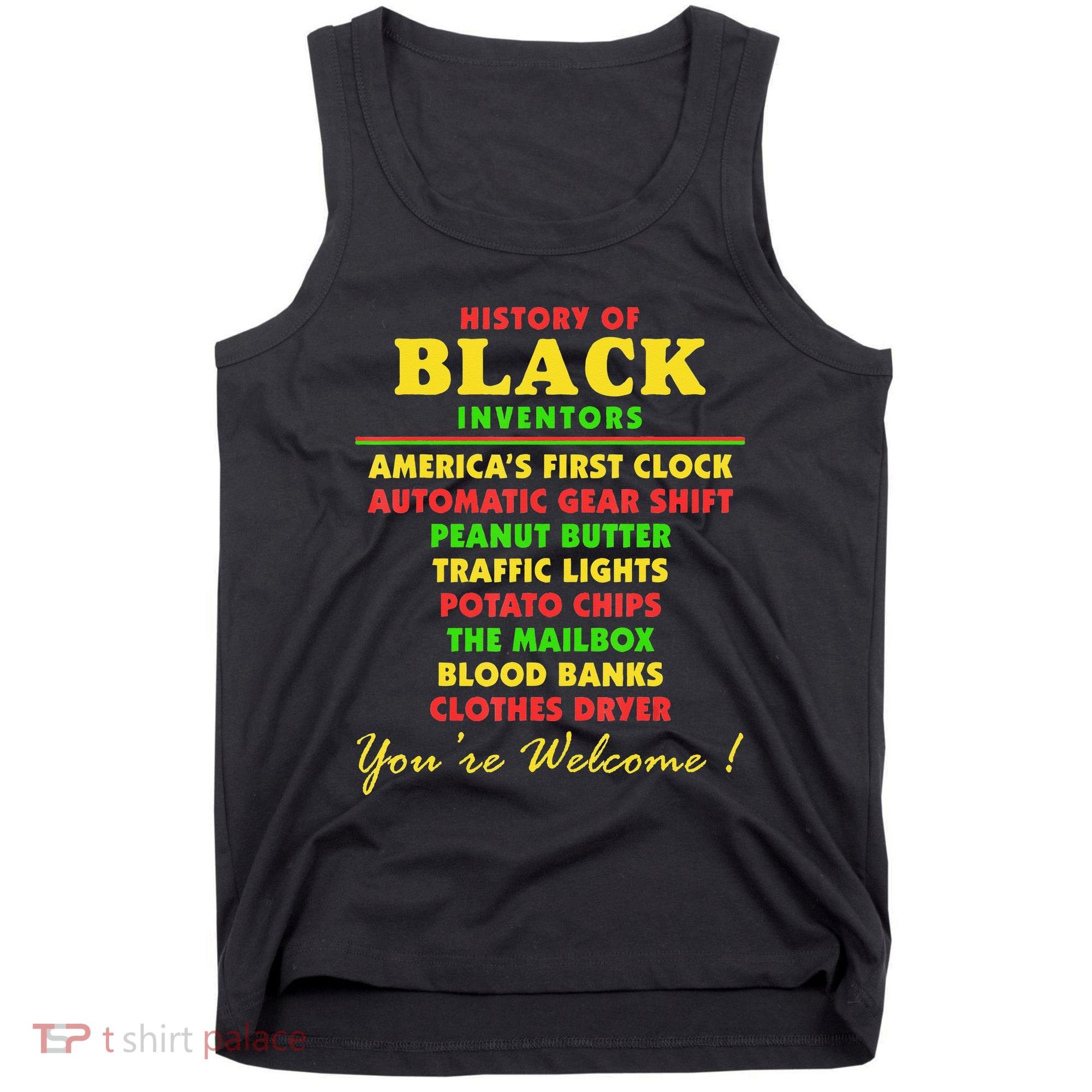 History Of Black Inventors Black Educators History Month Tank Top