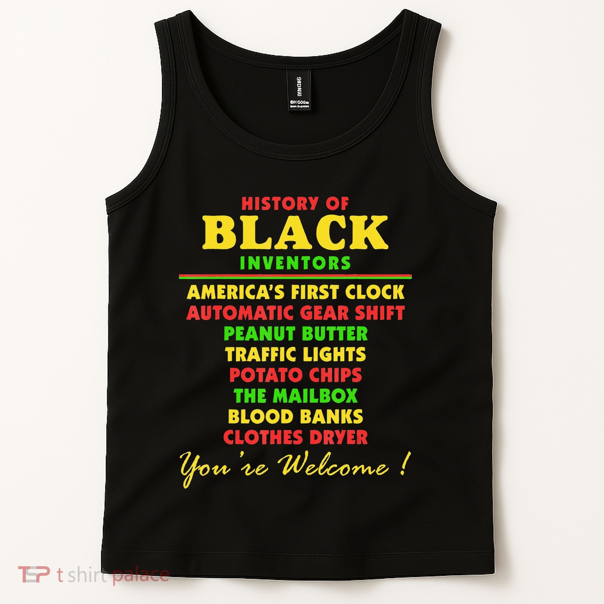 History Of Black Inventors Black Educators History Month Tank Top