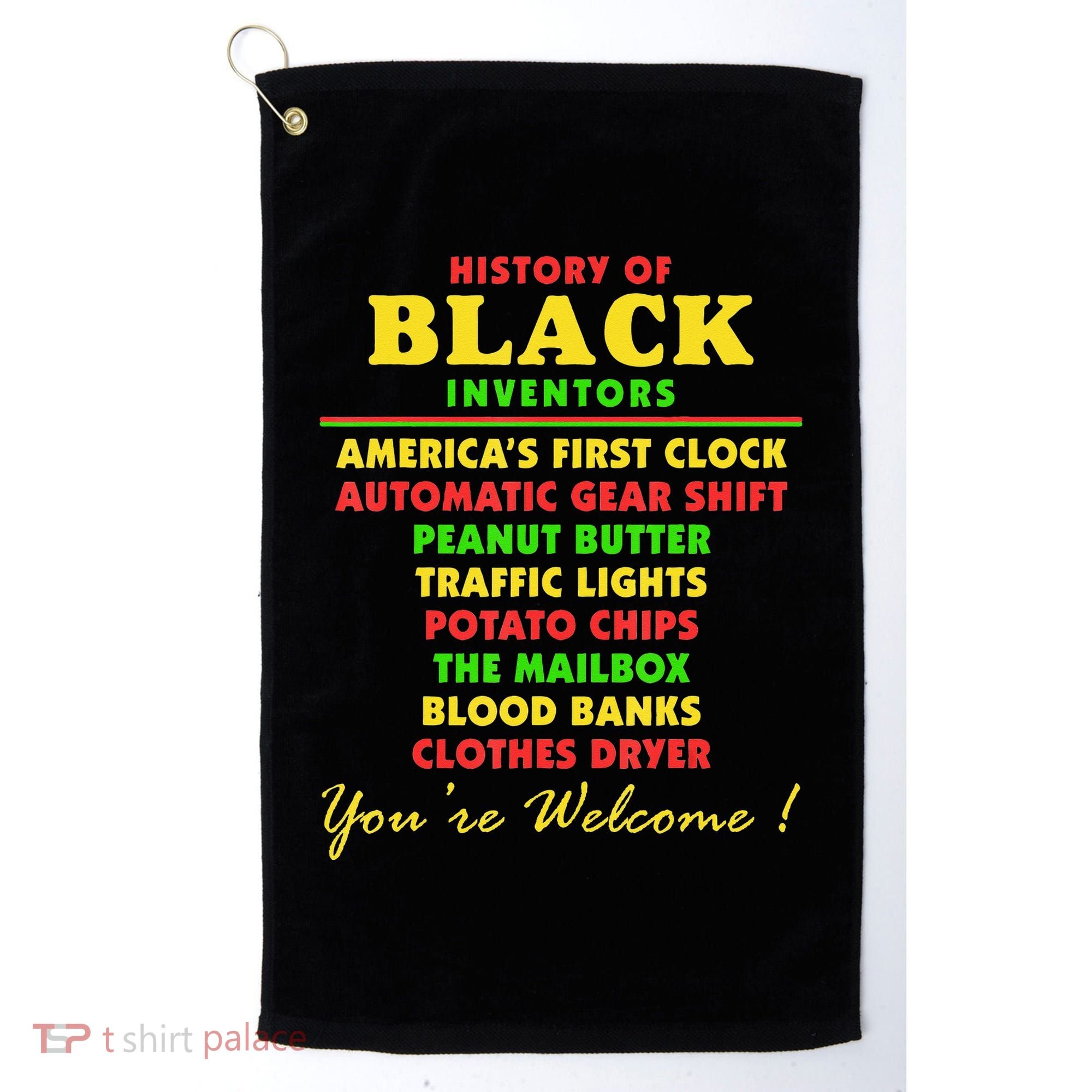 History Of Black Inventors Black Educators History Month Golf Towel