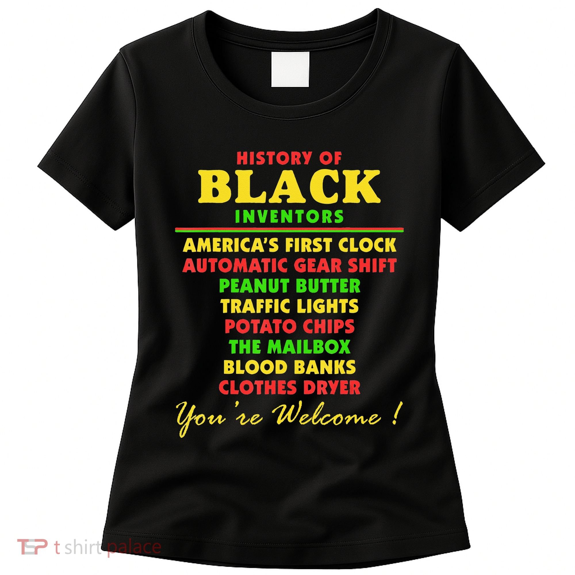 History Of Black Inventors Black Educators History Month Women's T-Shirt