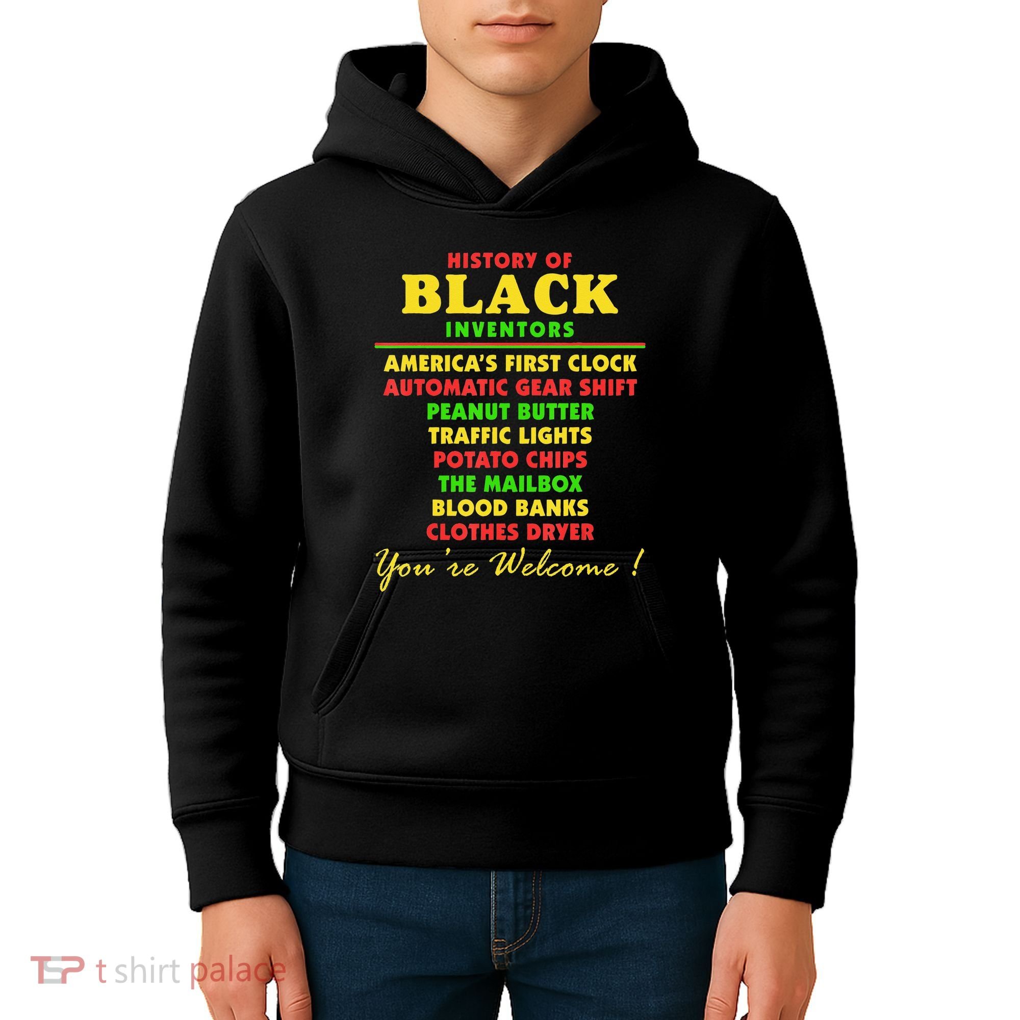 History Of Black Inventors Black Educators History Month Kids Hoodie