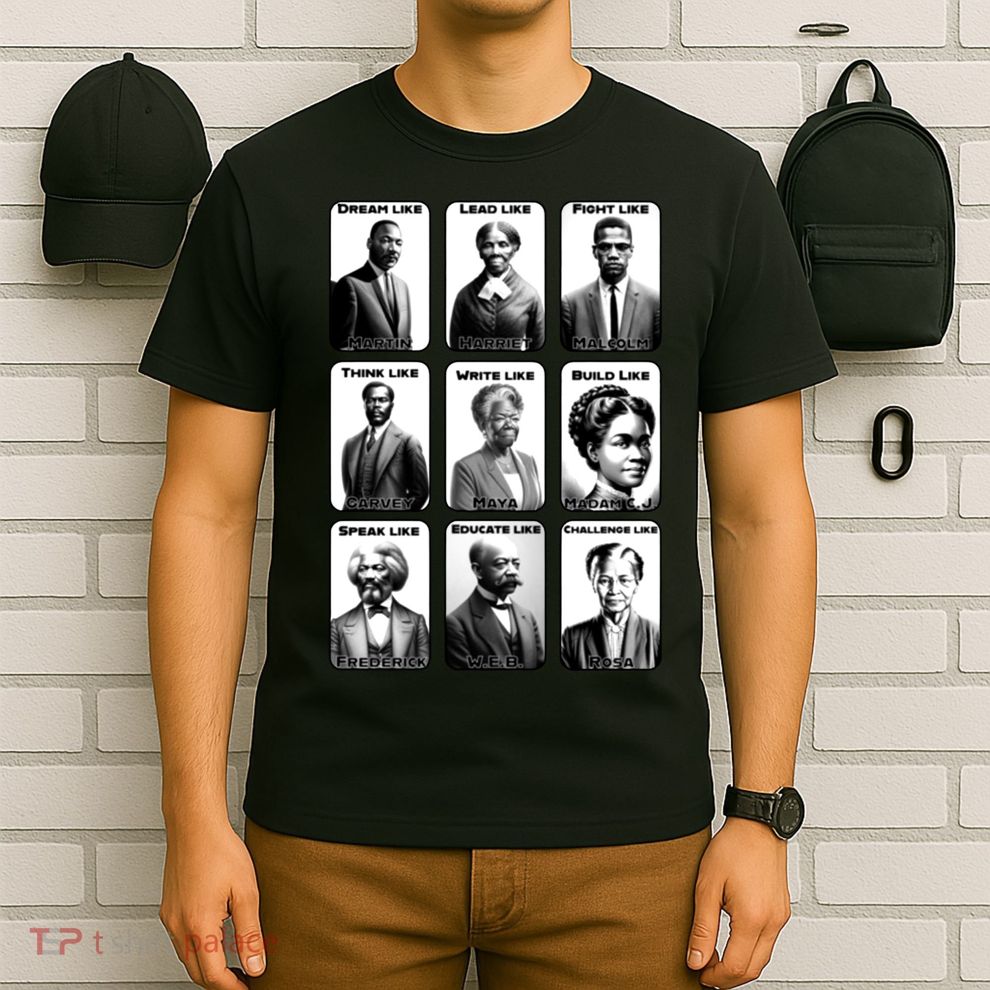 Heroes Of Black History Civil Rights Leaders T-Shirt