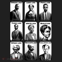 Heroes Of Black History Civil Rights Leaders Golf Towel thumb 3