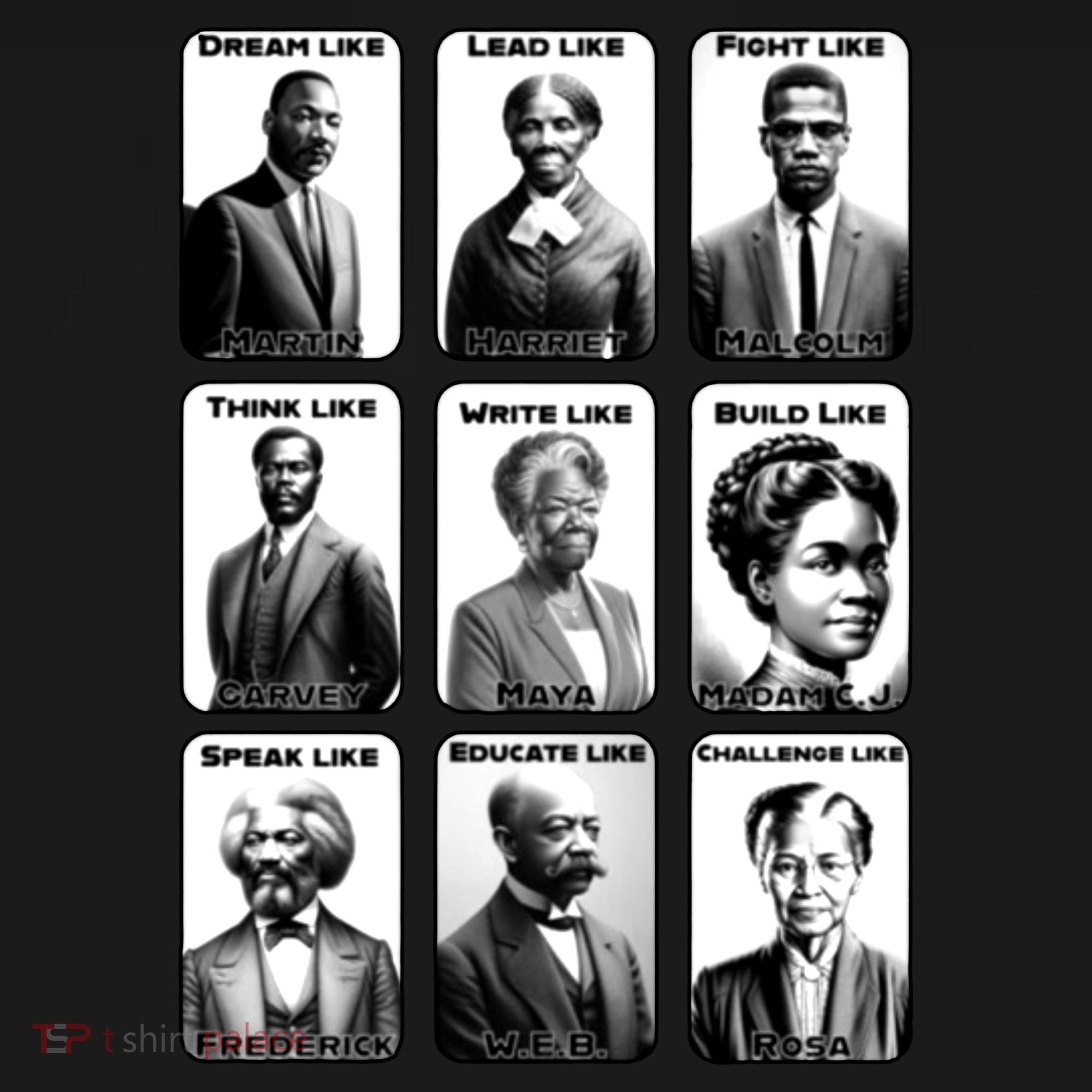 Heroes Of Black History Civil Rights Leaders Women's Long Sleeve Shirt