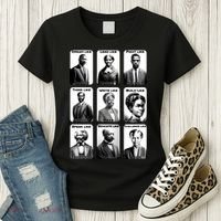 Heroes Of Black History Civil Rights Leaders Women's T-Shirt thumb 3