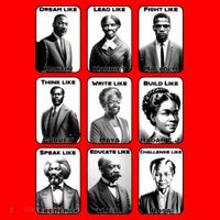 Heroes Of Black History Civil Rights Leaders Santa Hat thumb 1