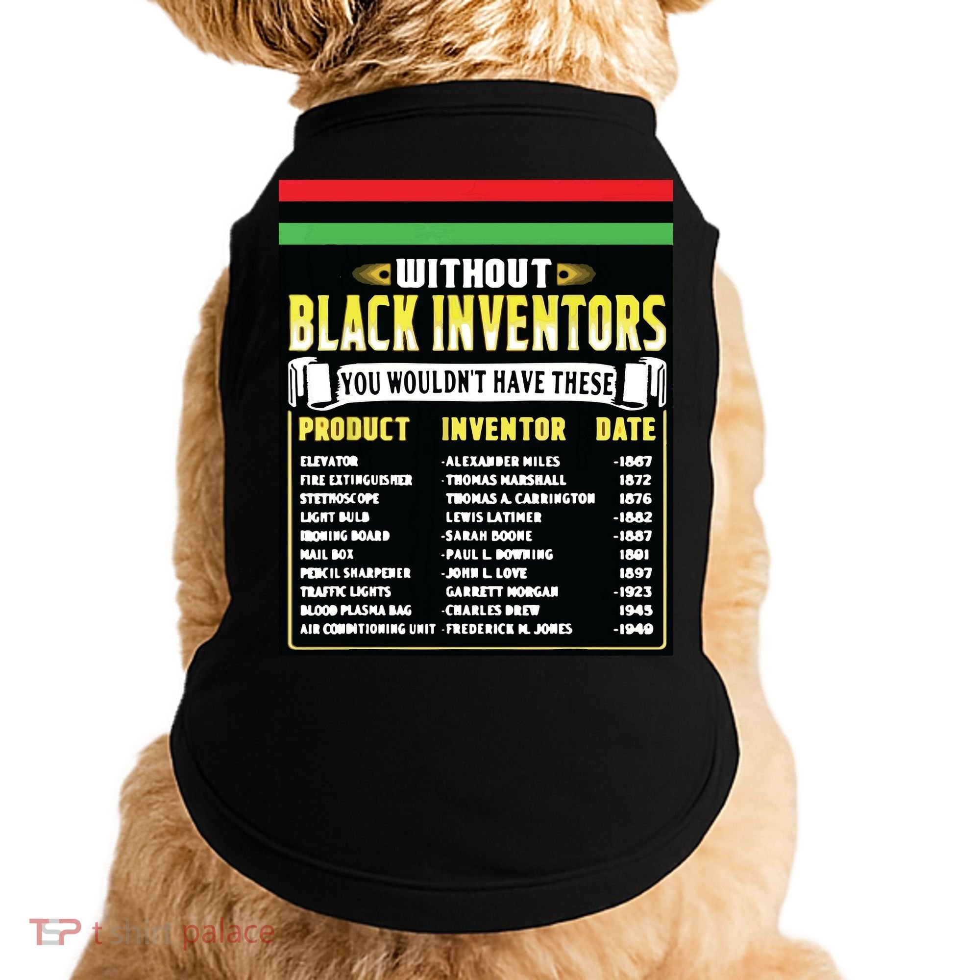 History Of Black Inventors Black History Month Doggie Tank