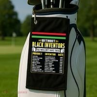 History Of Black Inventors Black History Month Golf Towel thumb 2