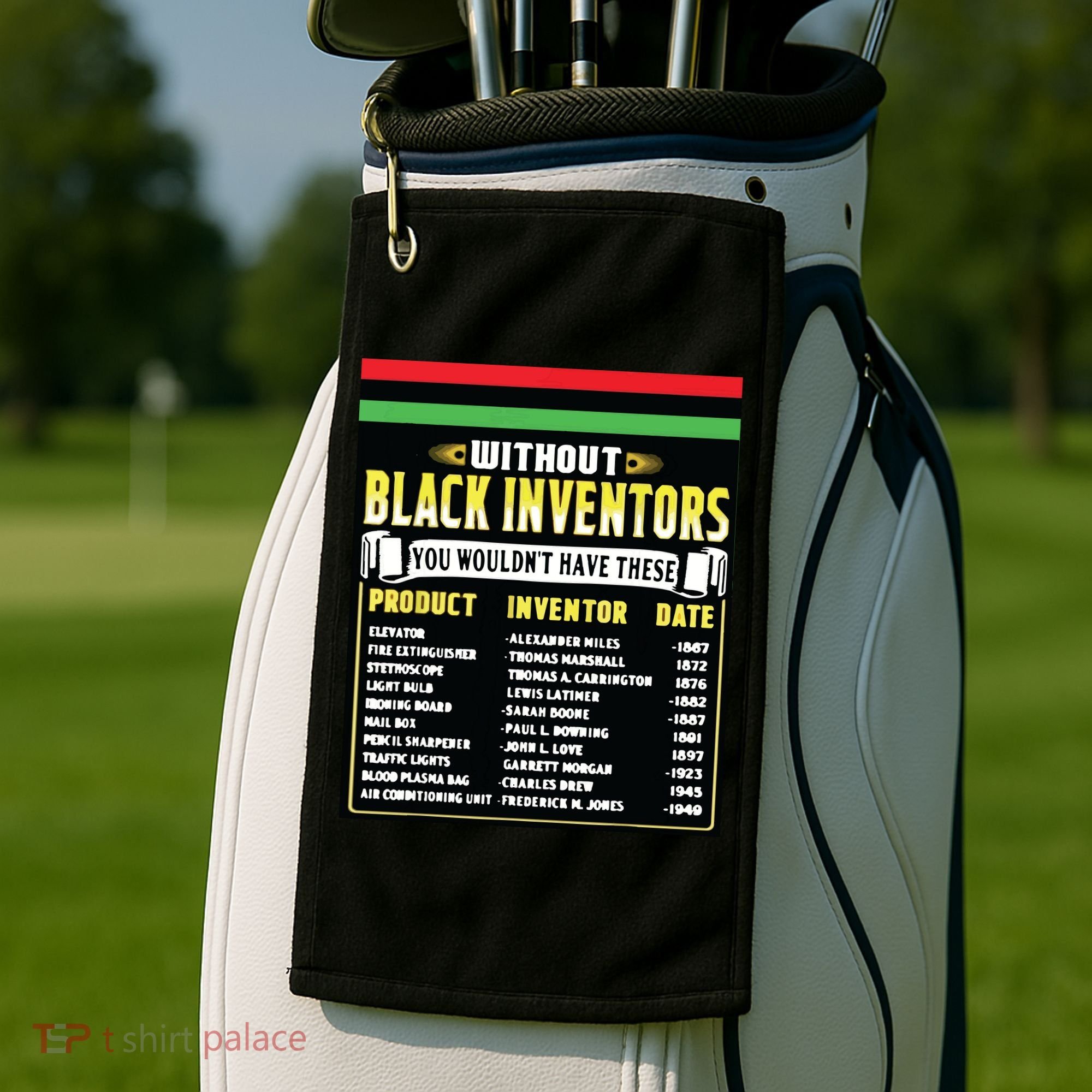 History Of Black Inventors Black History Month Golf Towel