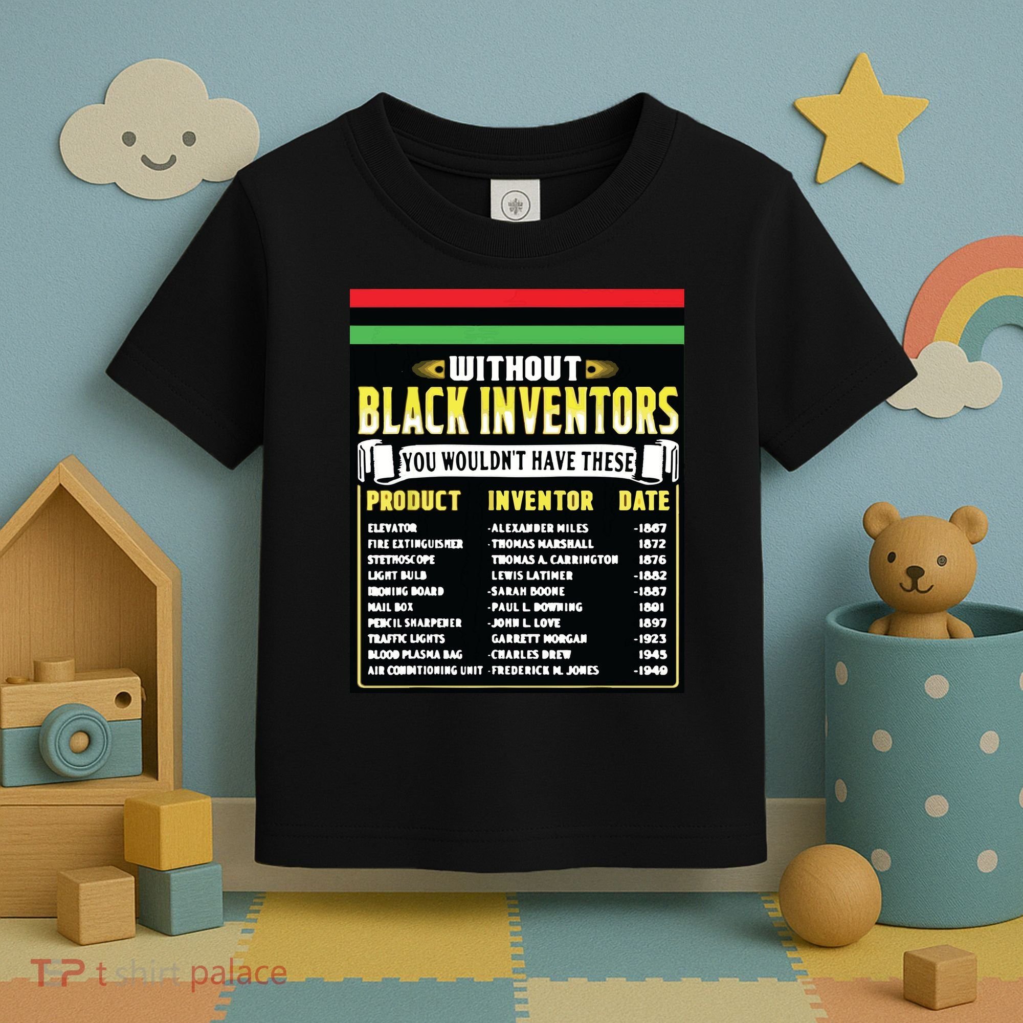 History Of Black Inventors Black History Month Toddler T-Shirt