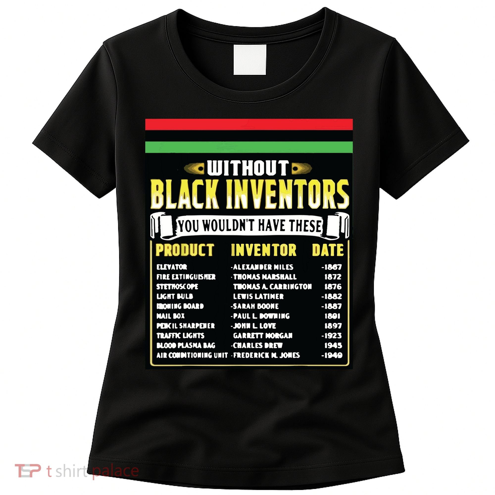 History Of Black Inventors Black History Month Women's T-Shirt