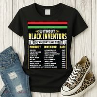 History Of Black Inventors Black History Month Women's T-Shirt thumb 3