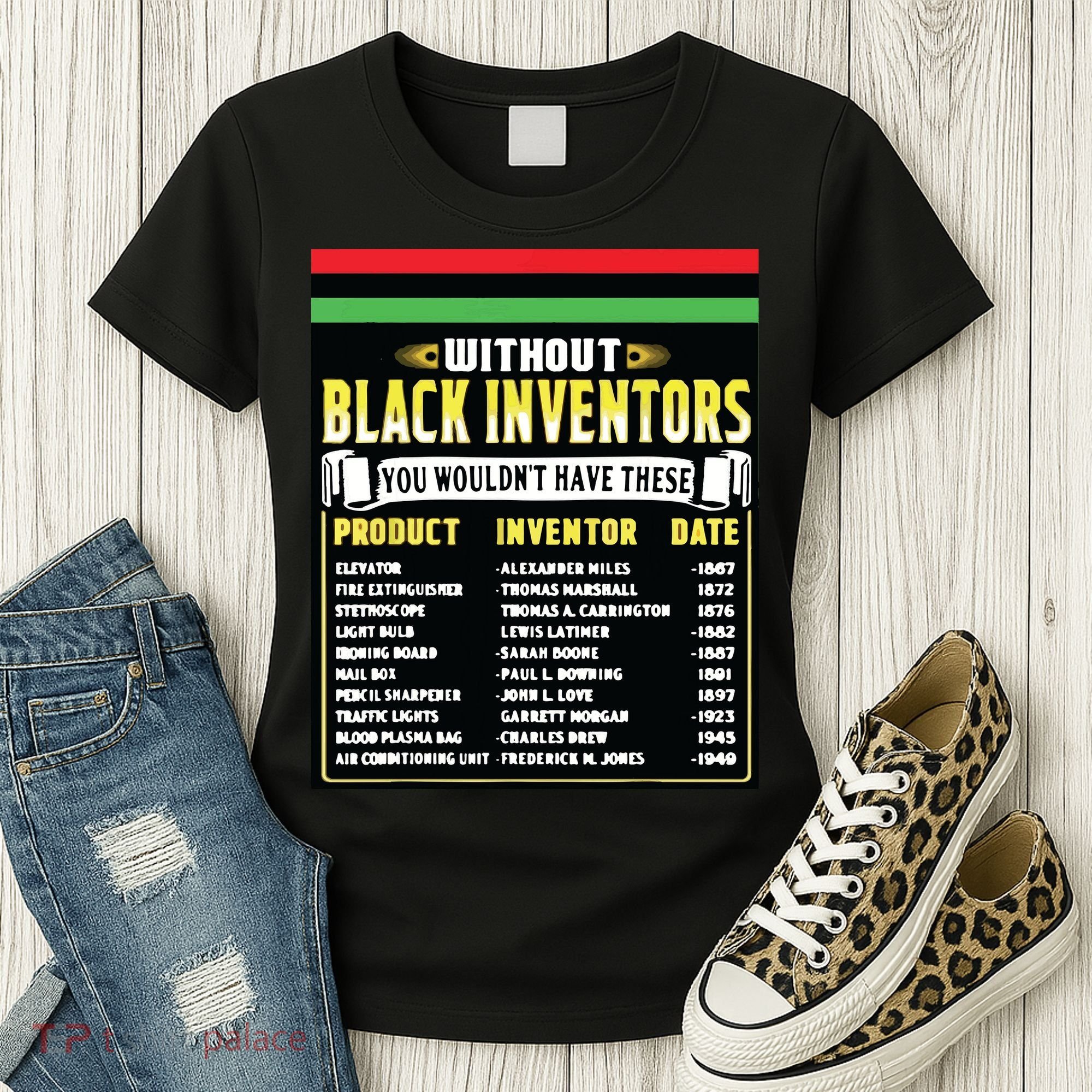 History Of Black Inventors Black History Month Women's T-Shirt