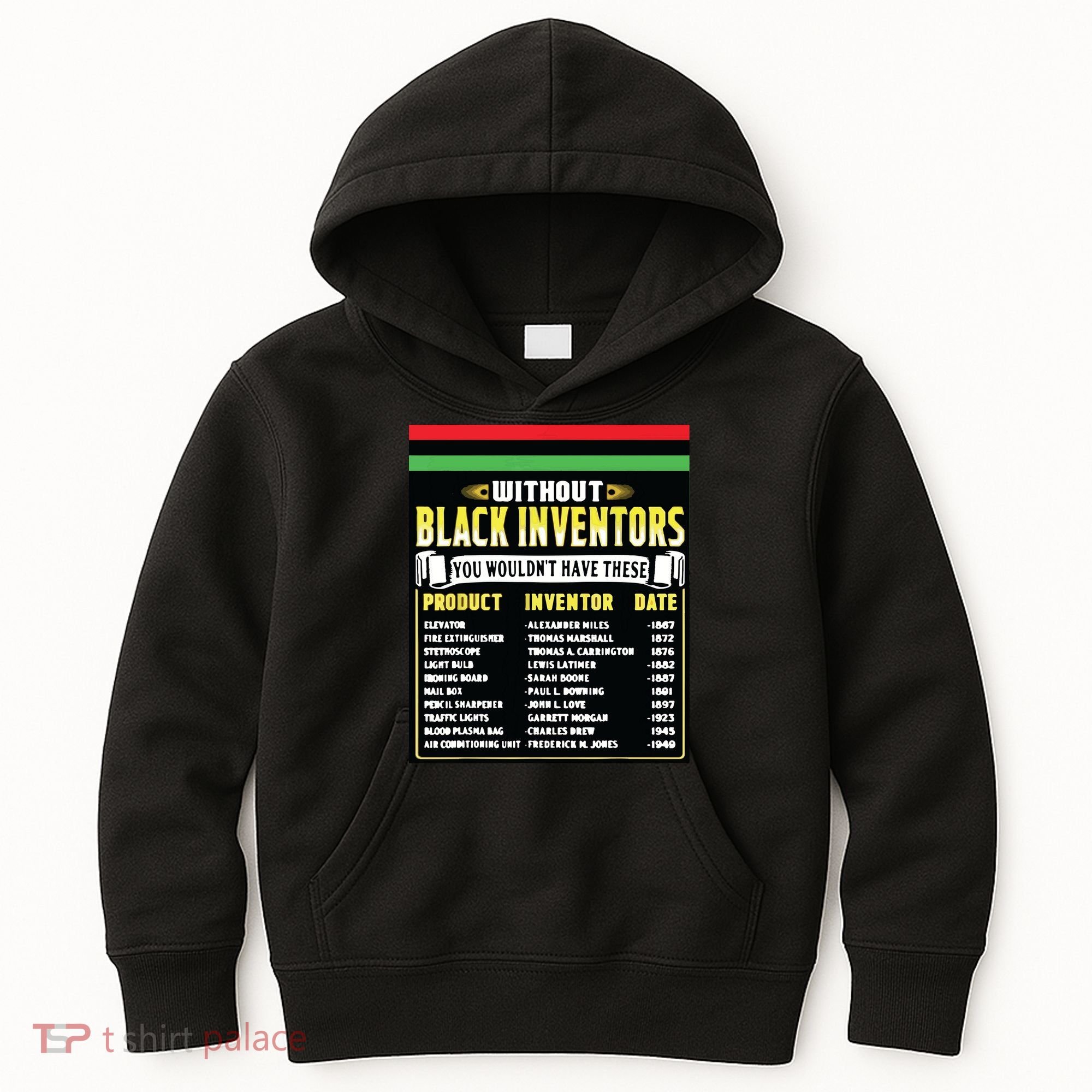 History Of Black Inventors Black History Month Kids Hoodie
