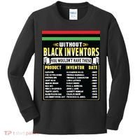 History Of Black Inventors Black History Month Kids Long Sleeve Shirt thumb 0