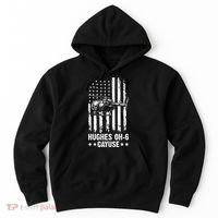Hughes OH-6 Cayuse American Flag Helicopter Hoodie thumb 0
