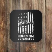 Hughes OH-6 Cayuse American Flag Helicopter Coaster thumb 0