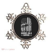 Hughes OH-6 Cayuse American Flag Helicopter Ornament thumb 0